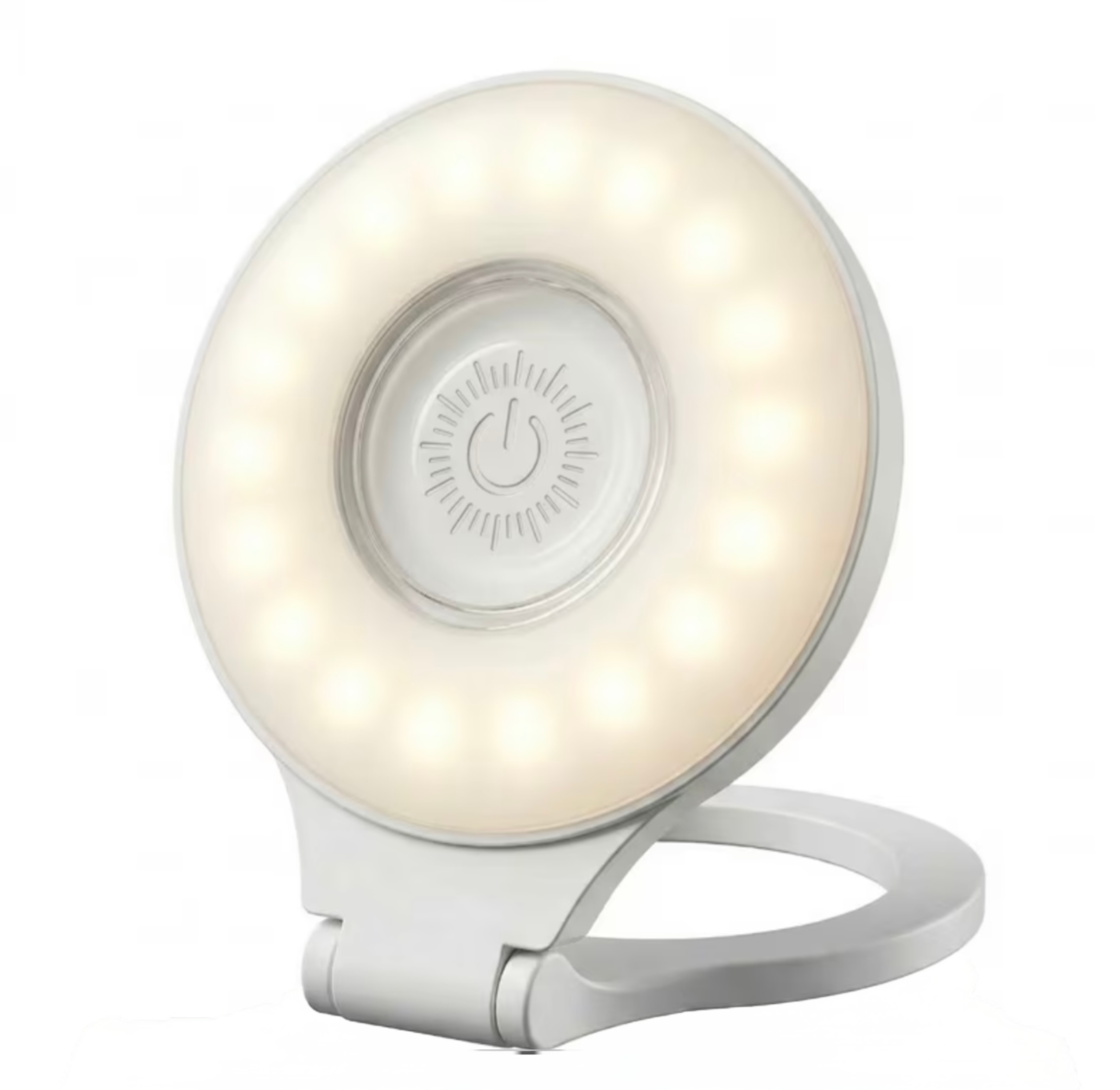 Magnetic Selfie Ring Light for Phone – Rechargeable LED Clip Light