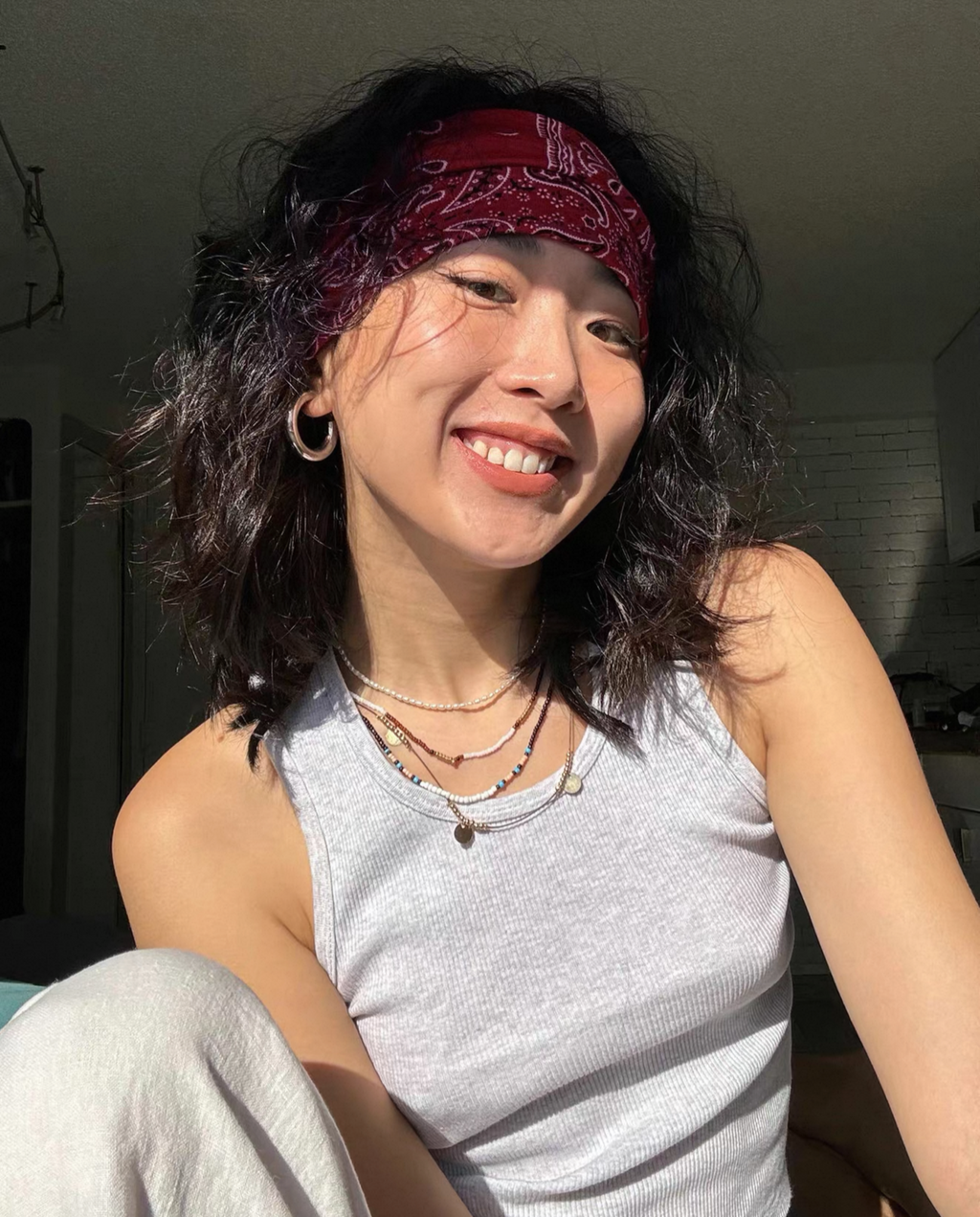 Vintage Paisley Bandana Headband