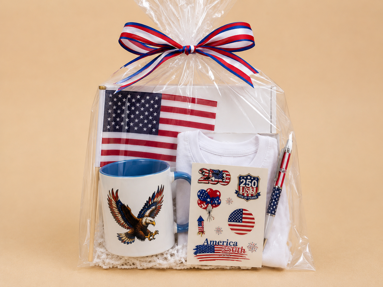 4th of July Gift Box, Patriotic Gift Set, USA Gift Box, American Flag Gift, Veteran Gift, Gift for Him