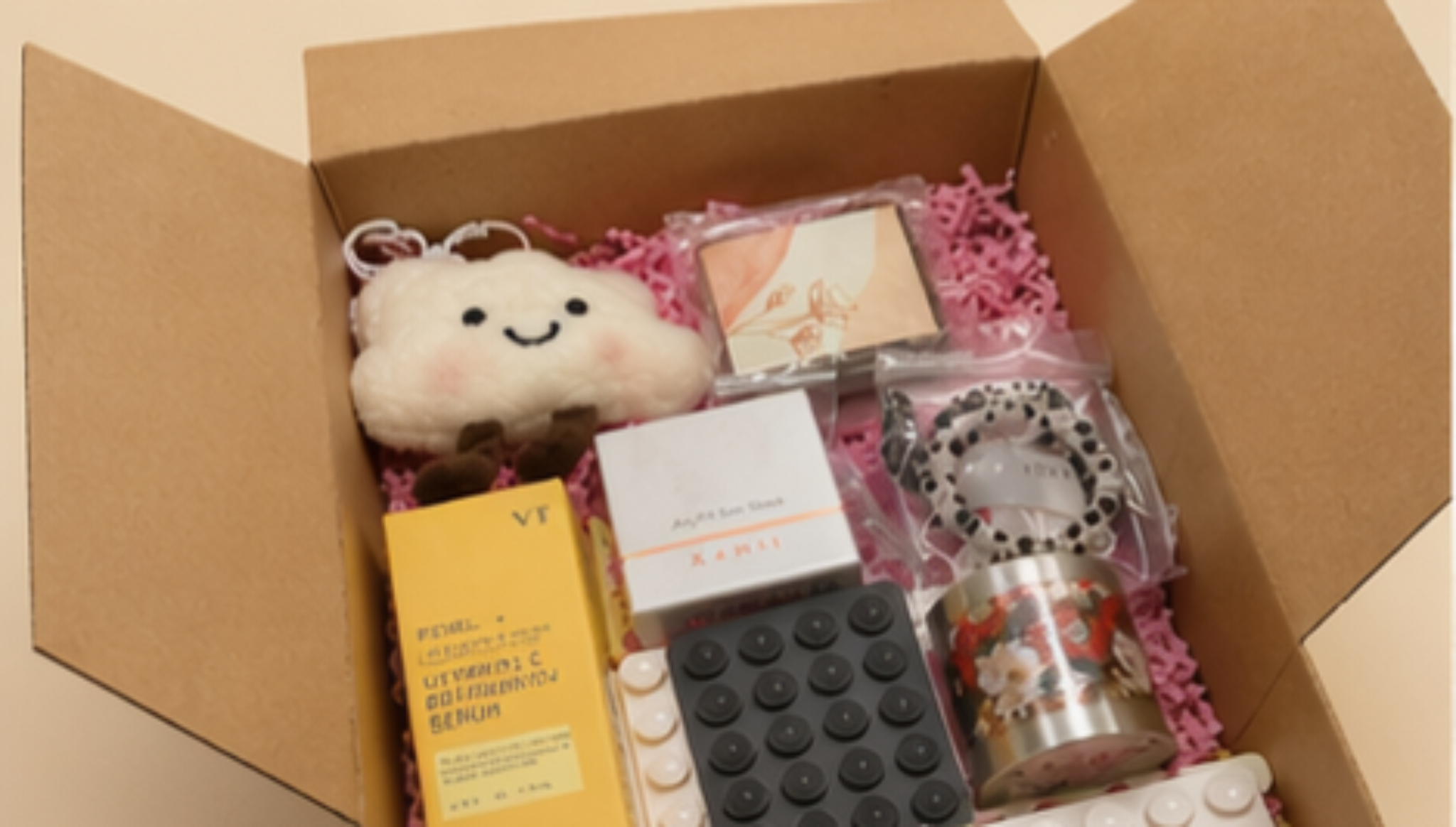 Aesthetic Gift Box Set for Her | Cute Birthday Gift Set | Skincare & Accessories Bundle